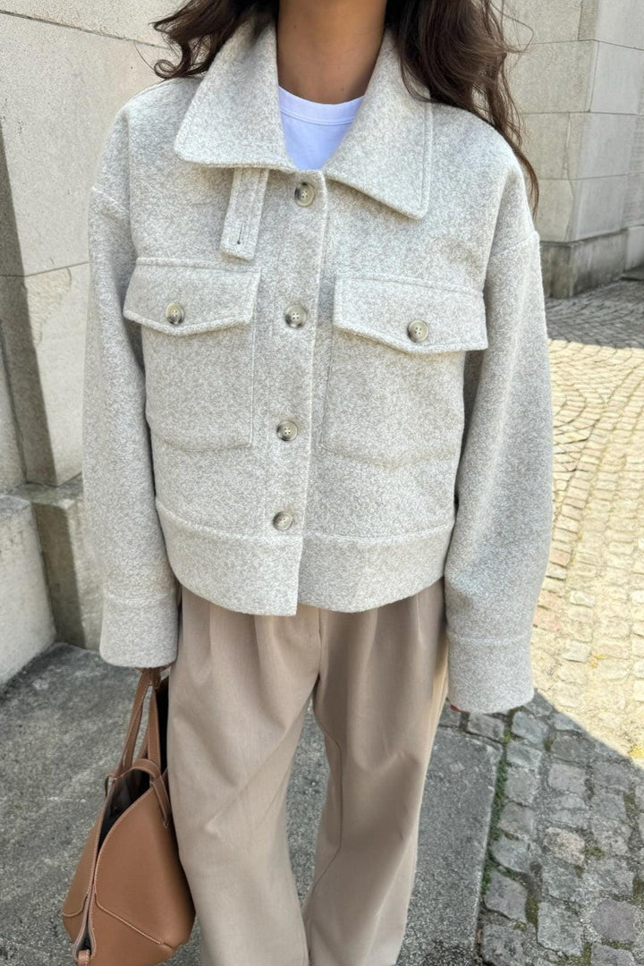 Forudbestilling - BYIC - Lauraic Jacket - sandm Sand Melange Jakker 