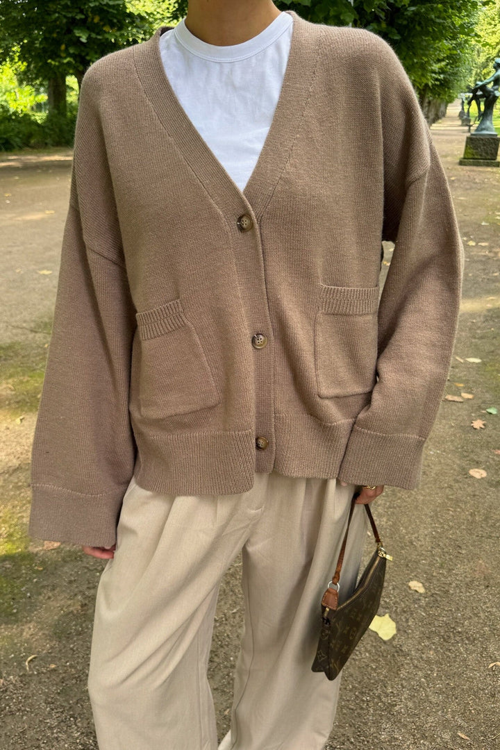 Forudbestilling - BYIC - Mollyic Cardigan - brown Brown Cardigans 