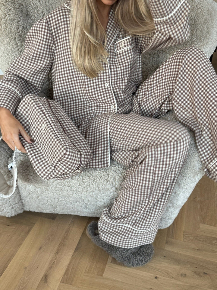 Forudbestilling - BYIC - Najaic Pants A23586 - Beigec - Beige Checks Bukser 