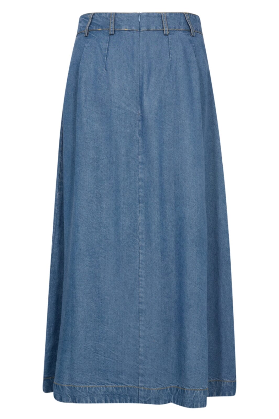 Co´Couture - Anyacc Denim Pleat Skirt 34181 - 552 - Denim Blue