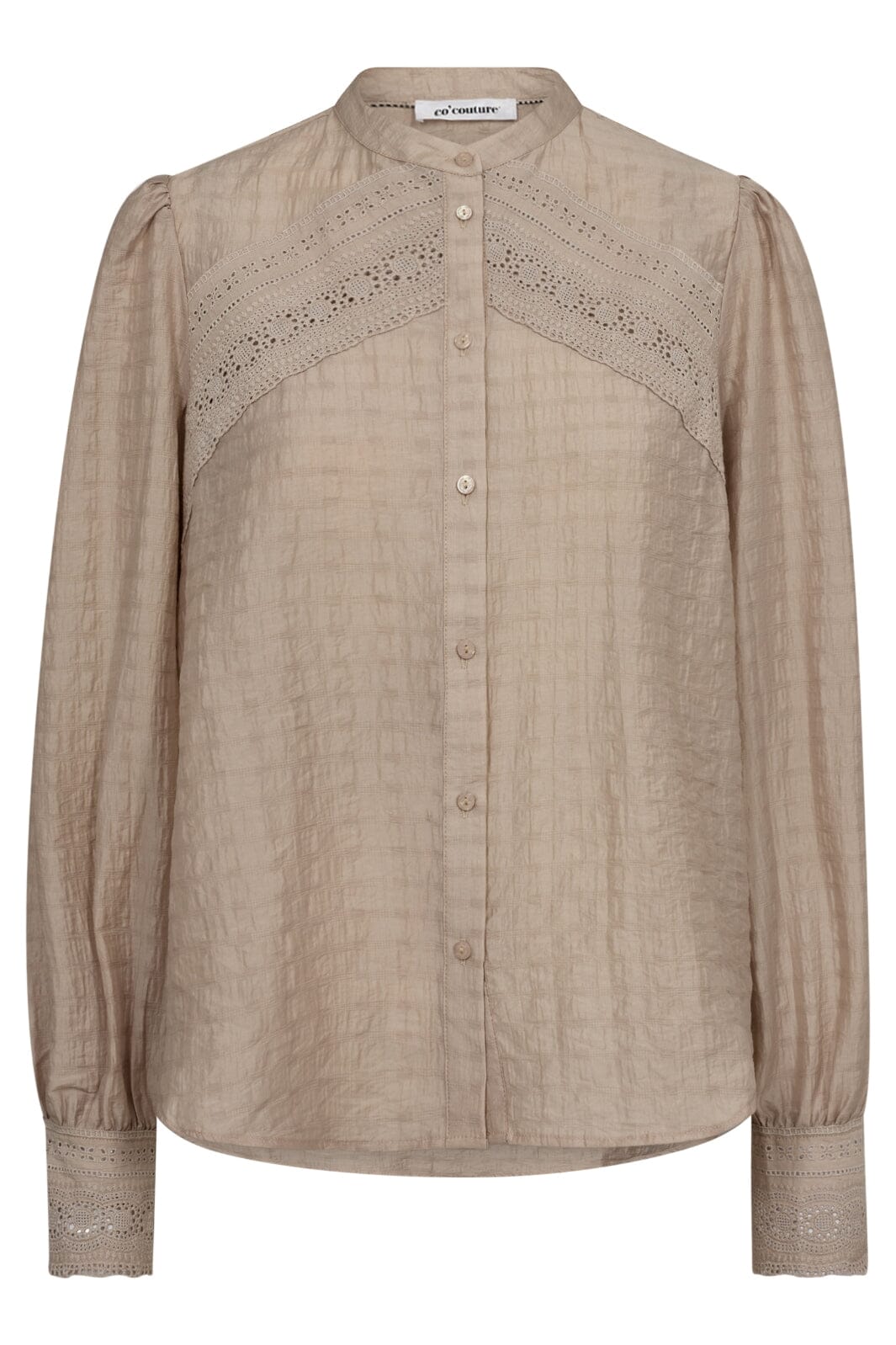 Forudbestilling - Co´couture - Barretcc Anglaise Shirt 35721 - 11 Off White Skjorter 