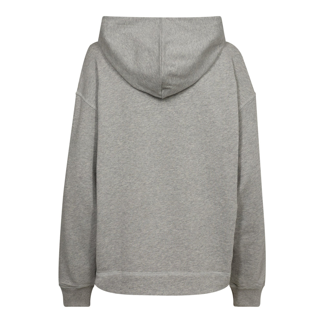 Forudbestilling - Co´couture - Cleancc Hoodie Sweat 37029 - 57 Grey Melange Sweatshirts 