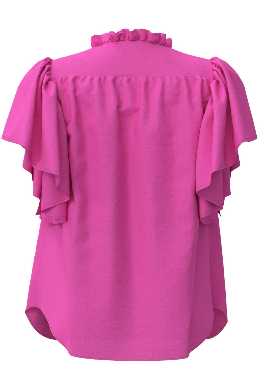 Forudbestilling - Co´couture - Heracc Ss Frill Top 35703 - 330 Pink Toppe 