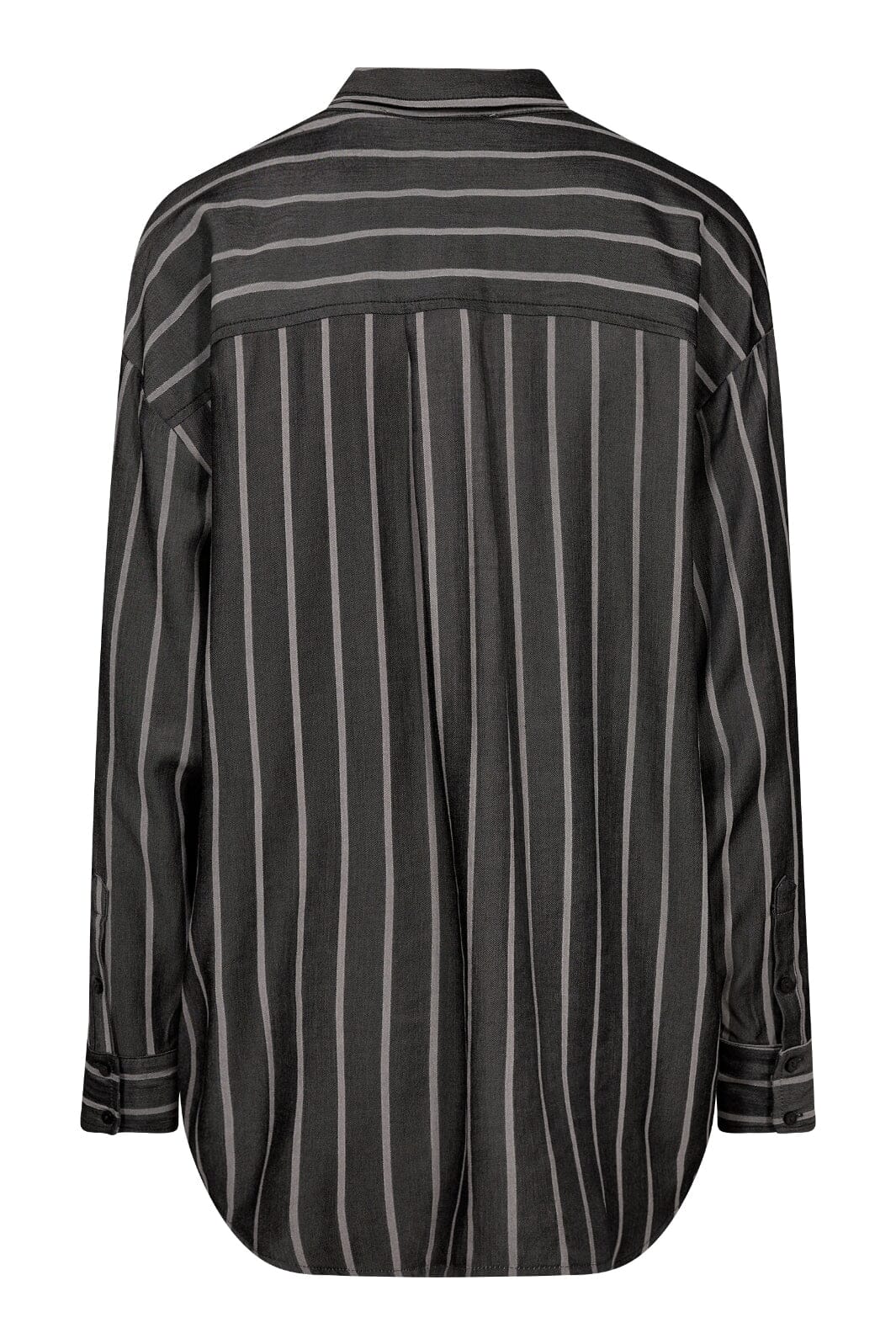 Forudbestilling - Co´couture - Suecc Stripe Oversize Shirt 35696 - 96 Black Skjorter 