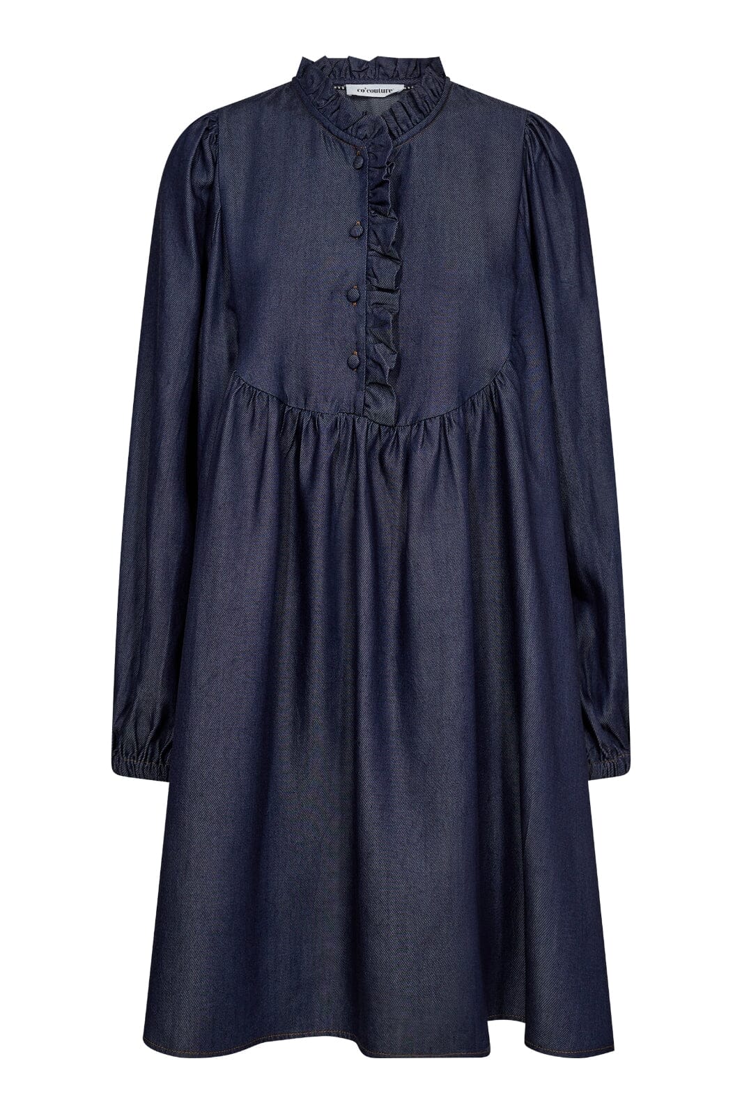 Forudbestilling - Co´couture - Tituscc Denim Dress 36300 - 555 Dark Denim Kjoler 