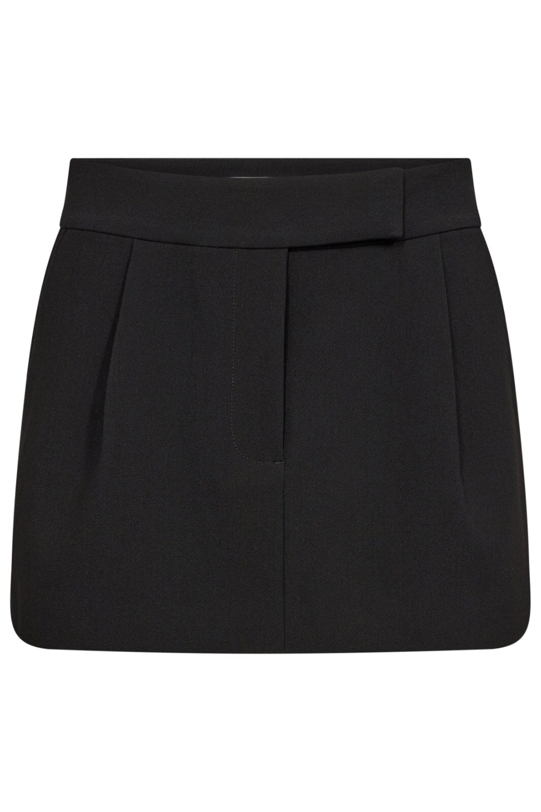 Forudbestilling - Co´couture - Volacc Crop Pleat Skirt 34105 - 96 Black Nederdele 