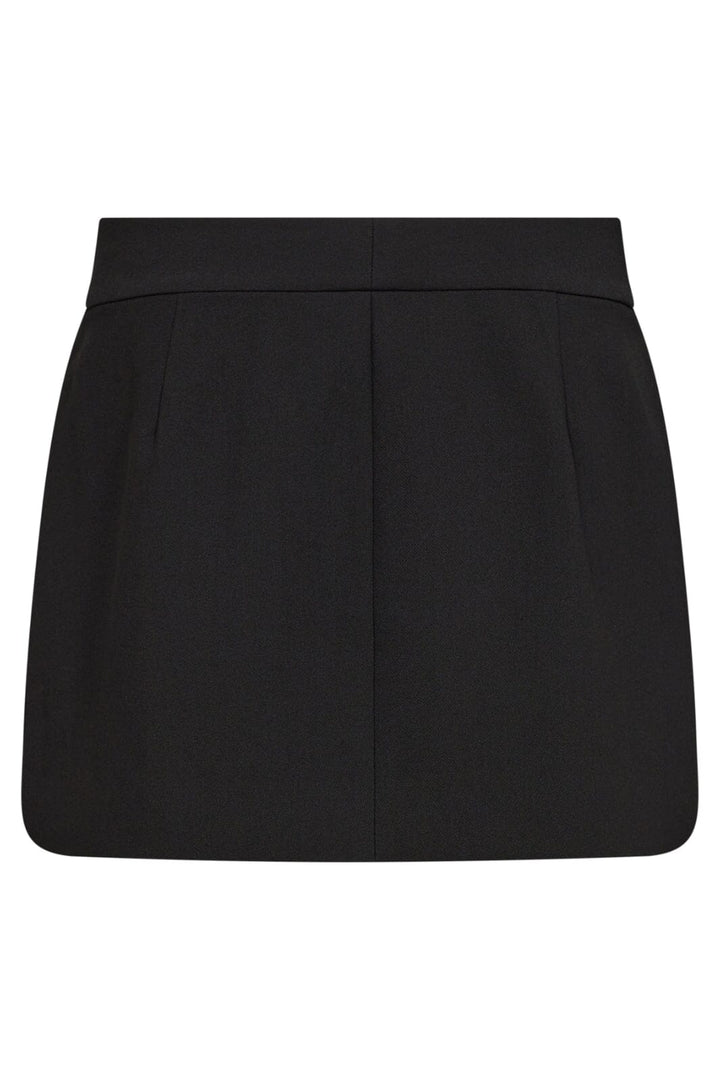 Forudbestilling - Co´couture - Volacc Crop Pleat Skirt 34105 - 96 Black Nederdele 