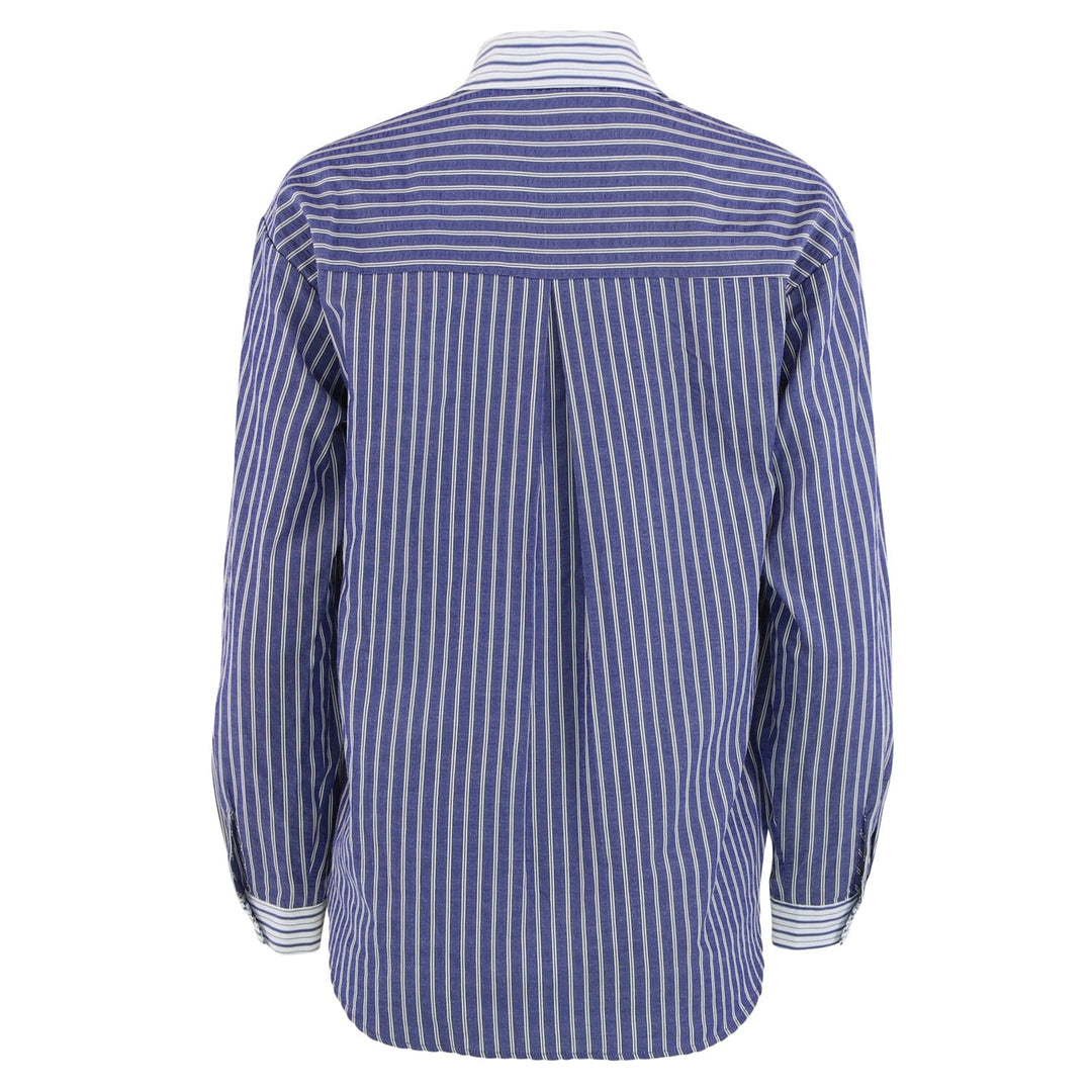 Forudbestilling - Continue - Mary Shirt Stripe - Blue Stripe Skjorter 