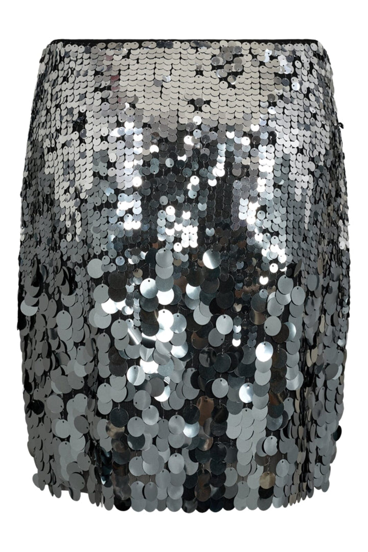 Forudbestilling - Copenhagen Muse - Cmsequince-Skirt 205324 - Silver w. Gunmetal Nederdele 