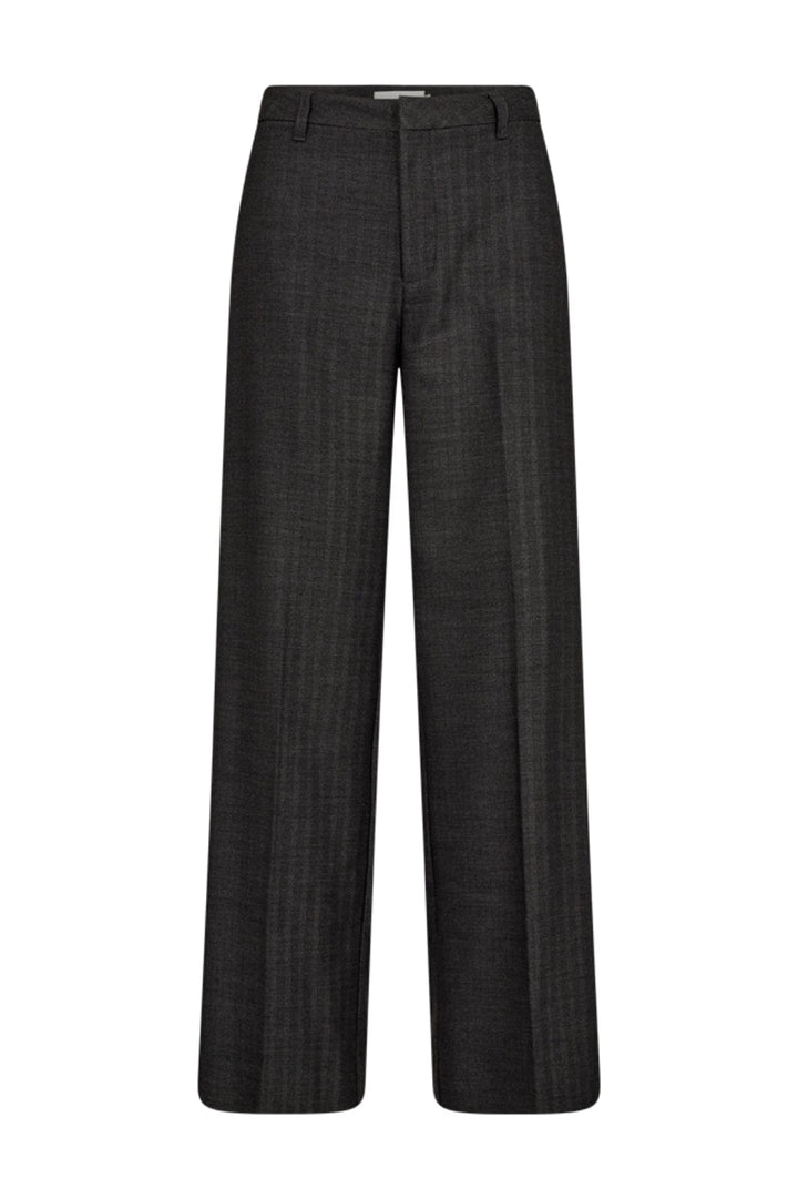 Forudbestilling - Copenhagen Muse - Cmtailor-Pants 204902 - Black w. Medium Grey Mel. Bukser 