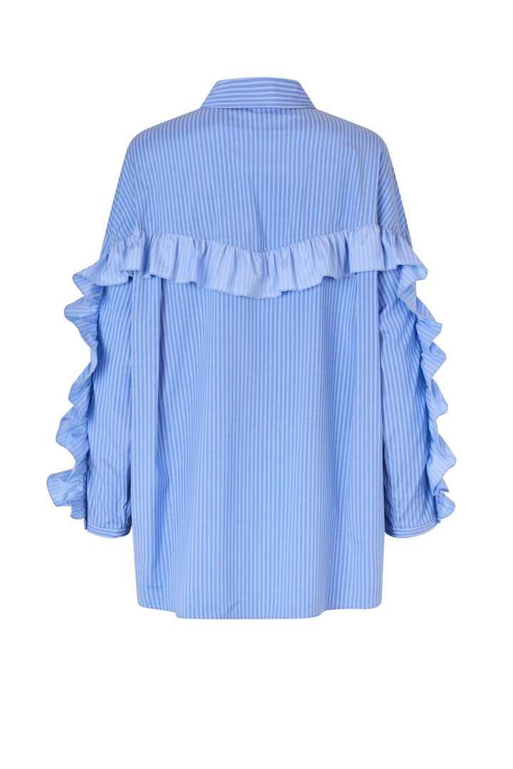 Forudbestilling - Cras - Blooming Shirt - 8061 8061 Blue Stripe Skjorter 