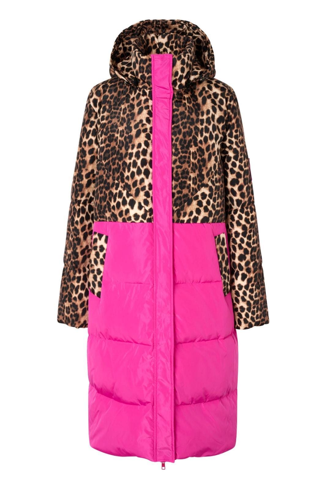 Forudbestilling - Cras - Cami Puffer Jacket - 4014 4014 Fuchsia Leo Jakker 