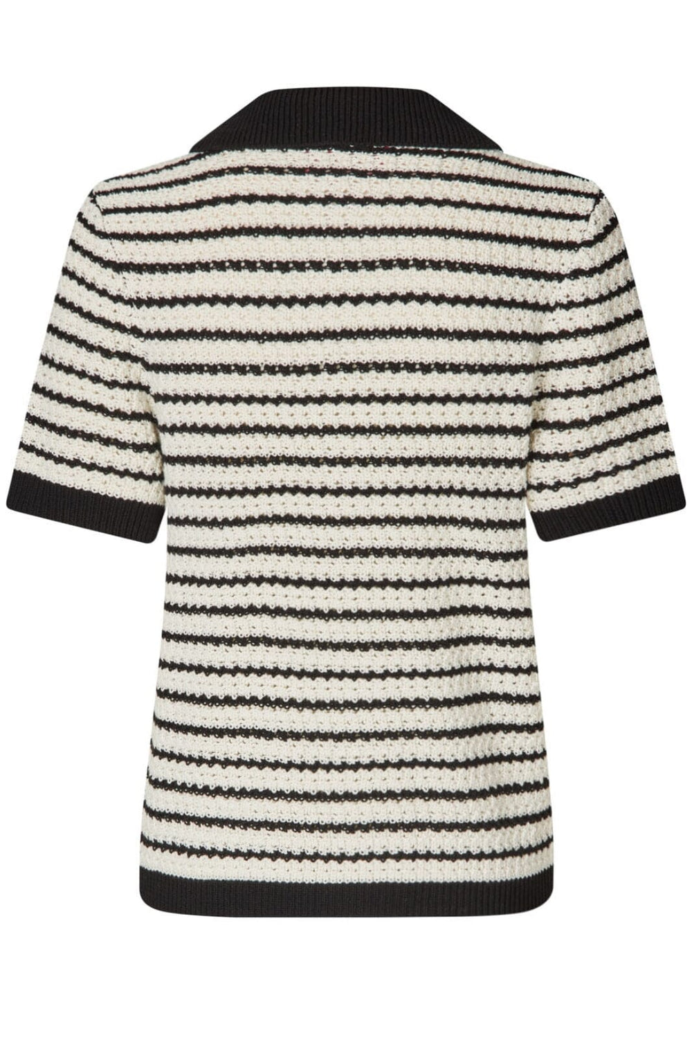 Cras - Charles Knit Blouse - 8031 8031 Black Stripe