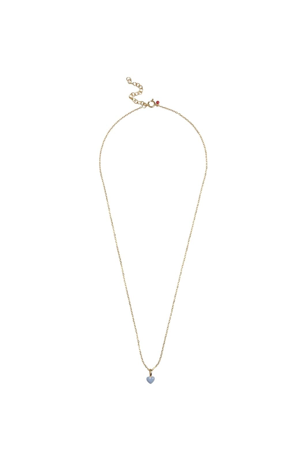 Enamel Copenhagen - Necklace, Amore N127G - Steel Blue