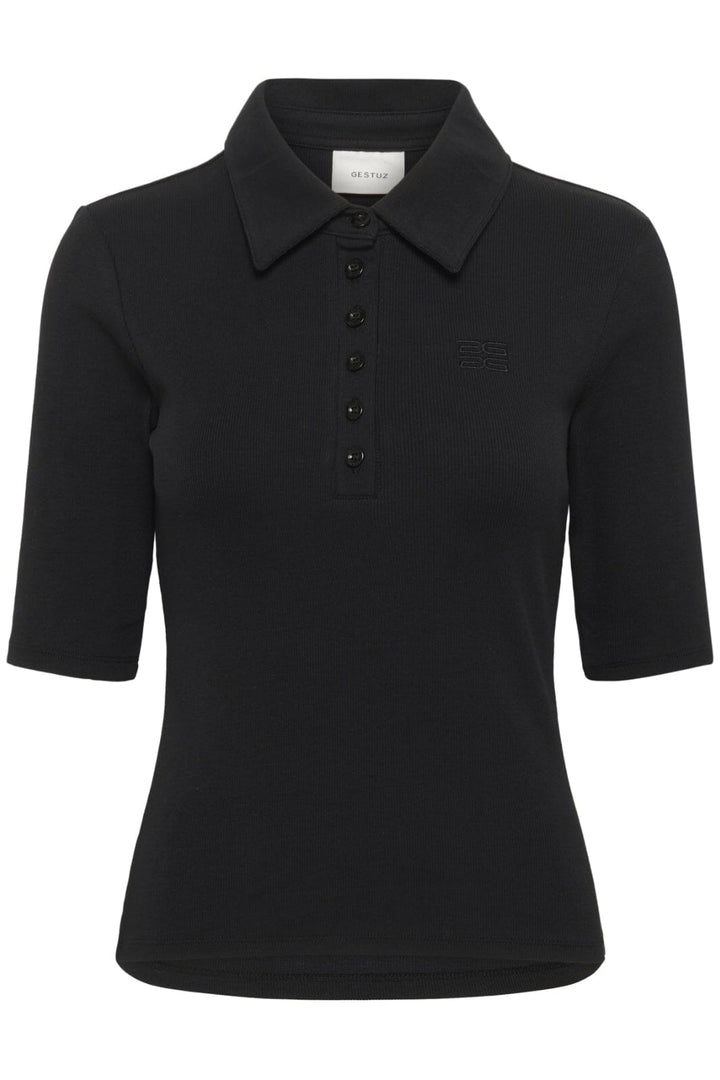 Gestuz - Gzdrew Polo Top 10910593 - 100017 Black