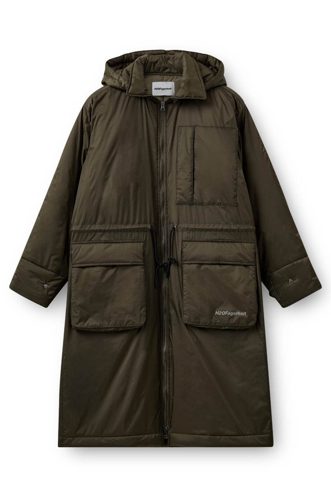 Forudbestilling - H2O Fagerholt - Warm Rain Jacket - 3055 Forest Green Regntøj 