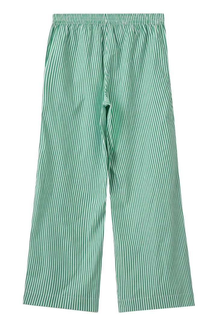 H2O - Rønne Essential Pajamas Pants 100166-1 - 7040 - Green/White