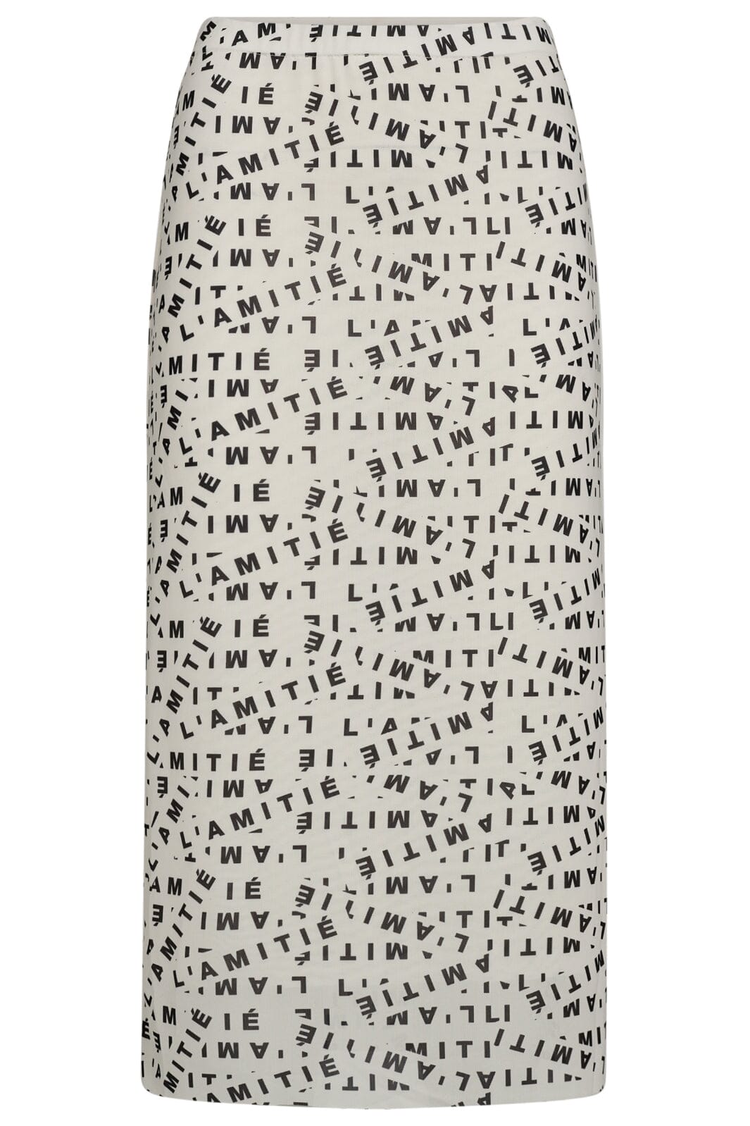 Haute L'Amitié - L'Amitié Mesh Pencil Skirt HL10077 - Pearl/Mocca