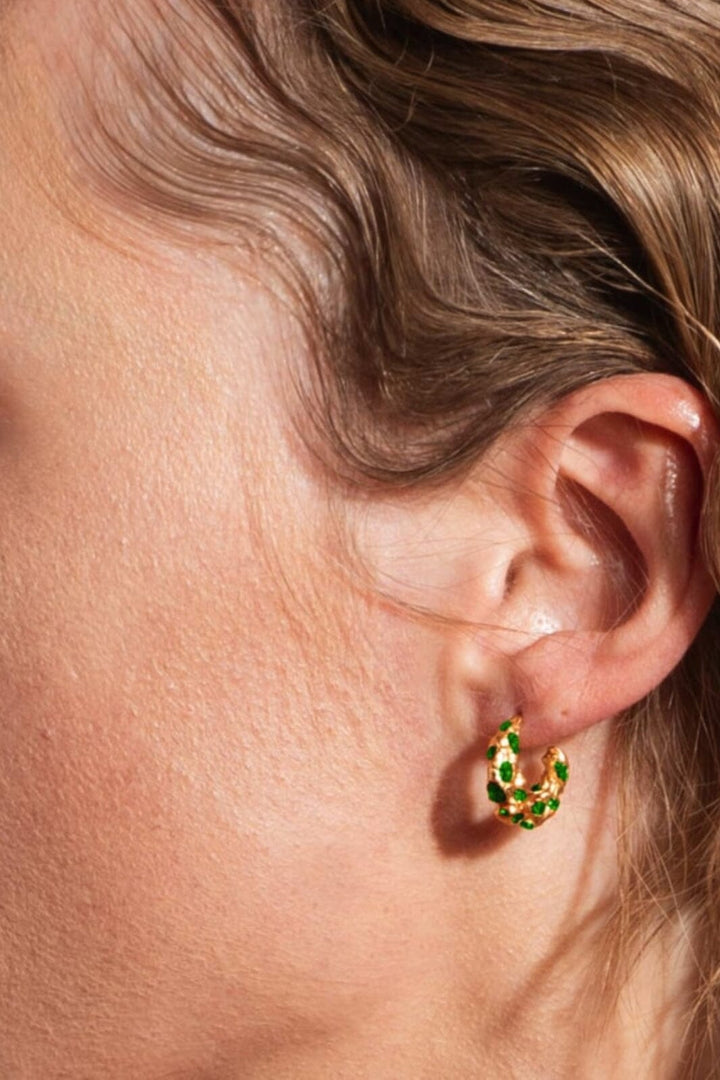 Forudbestilling - House Of Vincent - Trinket Hoop Earrings - Gilded Øreringe 