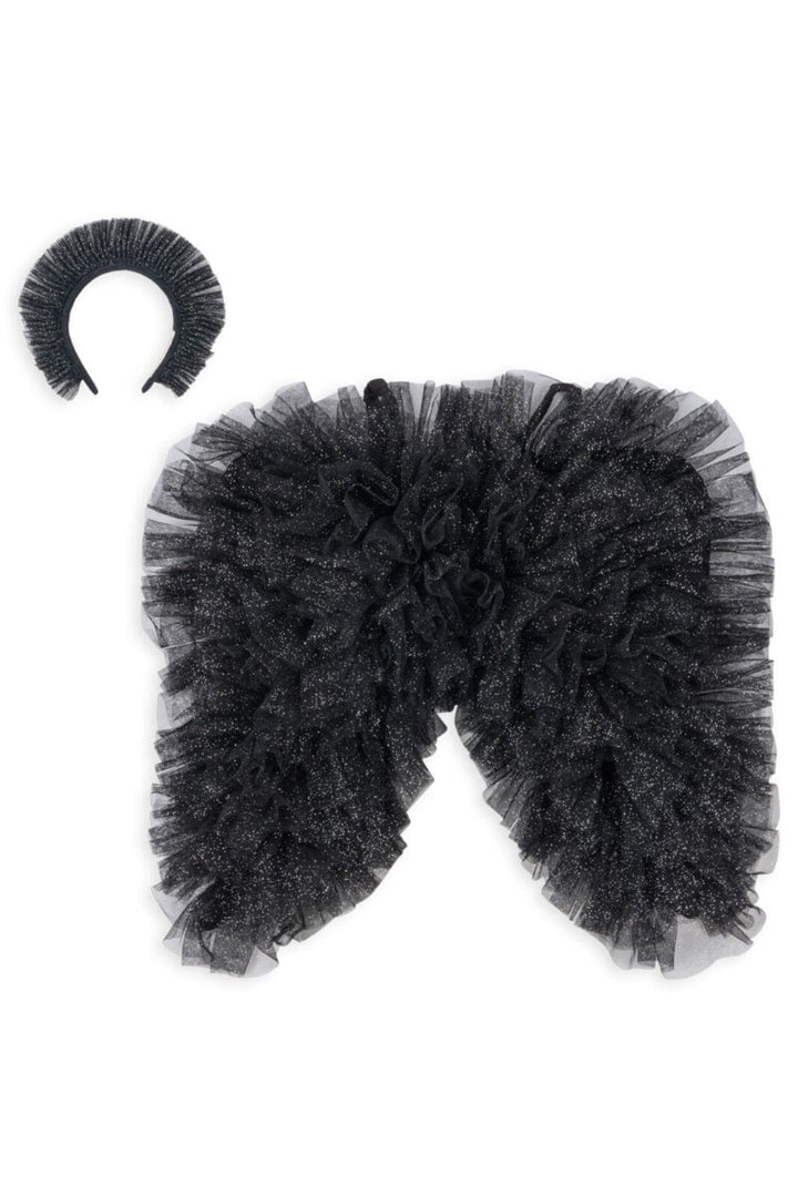 Forudbestilling - Konges Sløjd - Halloween Angel Costume Ks102180 - Black Accessories 