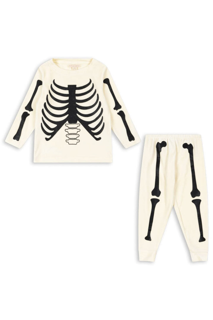 Forudbestilling - Konges Sløjd - Halloween Skeleton Set Ks102184 - Antique White Legetøj 