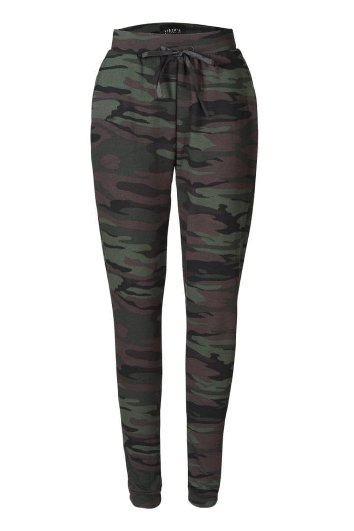 Forudbestilling - Liberte - Alma-Pants (Fleece) - Dusty Camo Dark Brown Bukser 