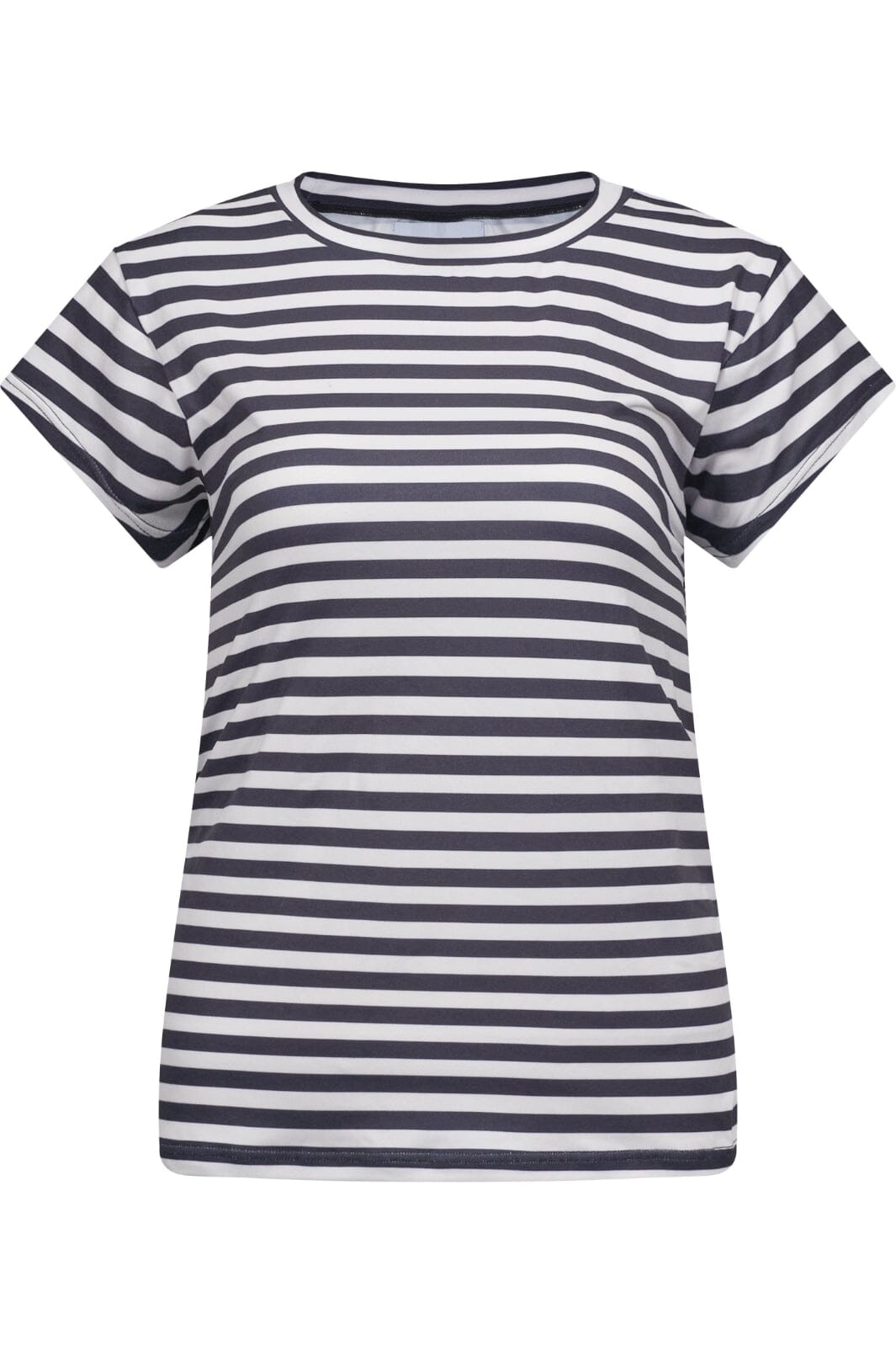 Liberte - Alma-U-Tshirt - Black Creme Stripe