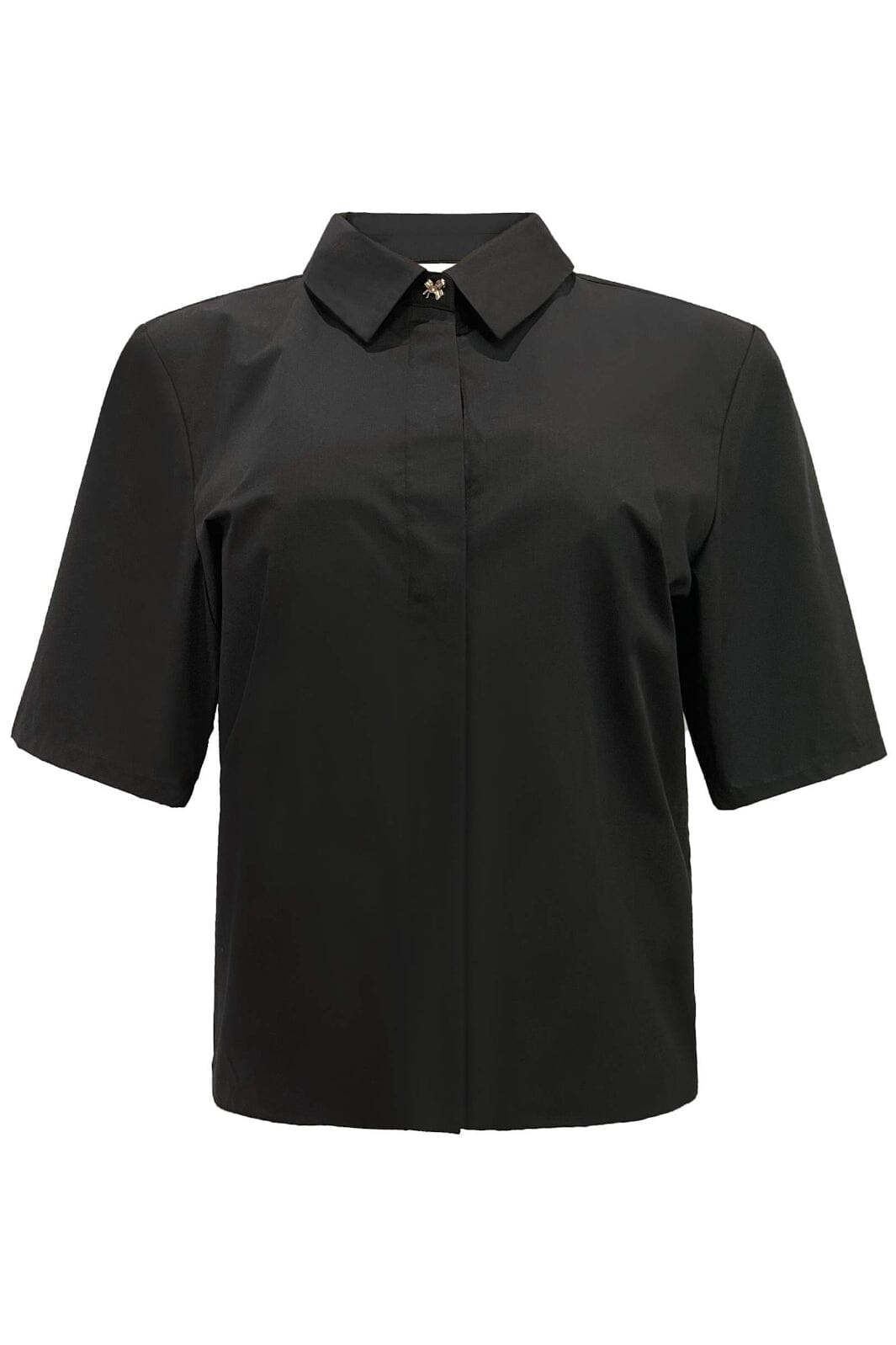 Liberte - Bobo-Ss-Bow-Shirt 22180 - Black