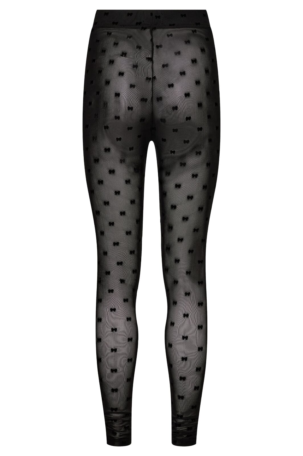 Forudbestilling - Liberte - Mesh-Legging - Black Flock Bow Leggings 