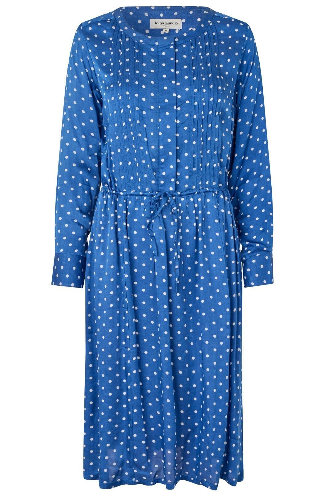 Forudbestilling - Lollys Laundry - Fionall Midi Dress Ls - 76 Dot Print Kjoler 