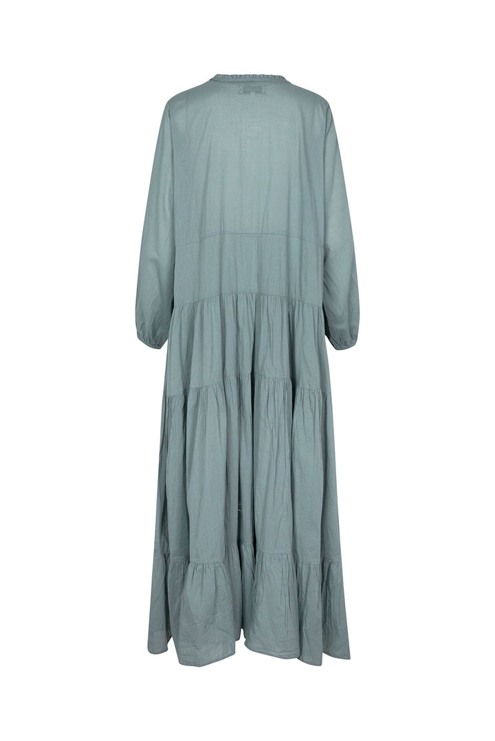 Forudbestilling - Lollys Laundry - Mandyll Maxi Dress Ls - 69 Dusty Mint Kjoler 