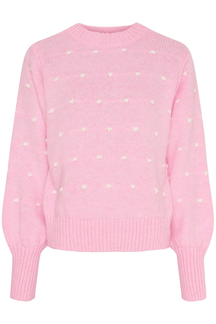 Marta Du Chateau - Mdcalisee Knit 5246 - Pink9512/Bianco