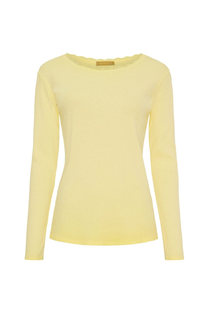 Marta Du Chateau - Mdcbelinda Ls Tee 24160 - Yellow