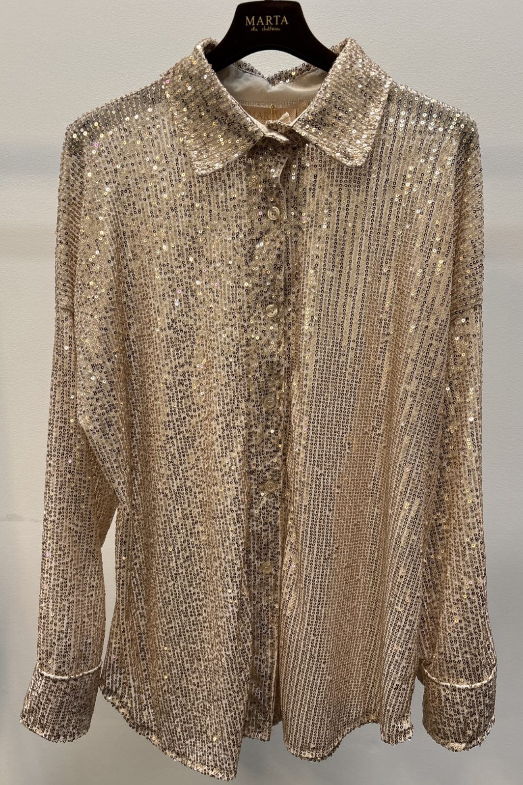 Marta Du Chateau - Mdcbertille Shirt 6624 - Champagne