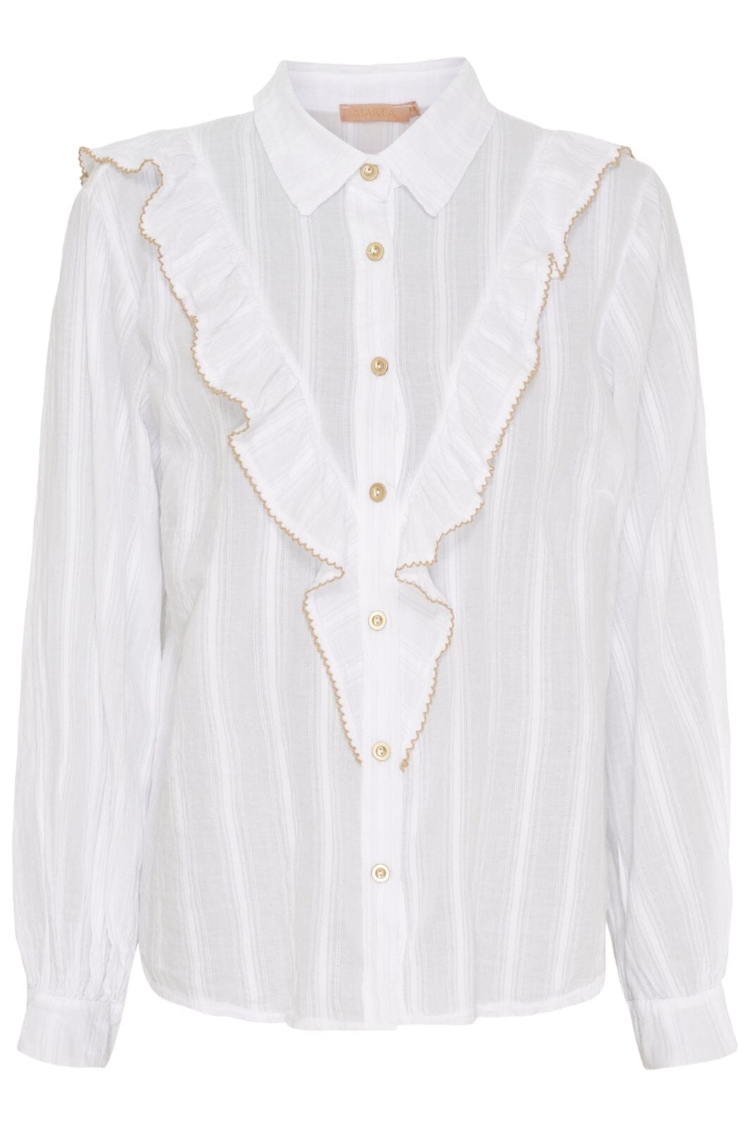 Marta Du Chateau - Mdclaurette Shirt 6843 - White/Beige