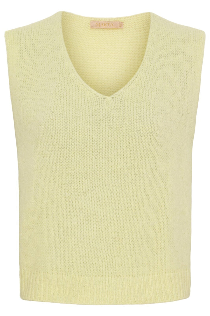 Marta Du Chateau - Mdcmarlene Vest 5114 - Yellow