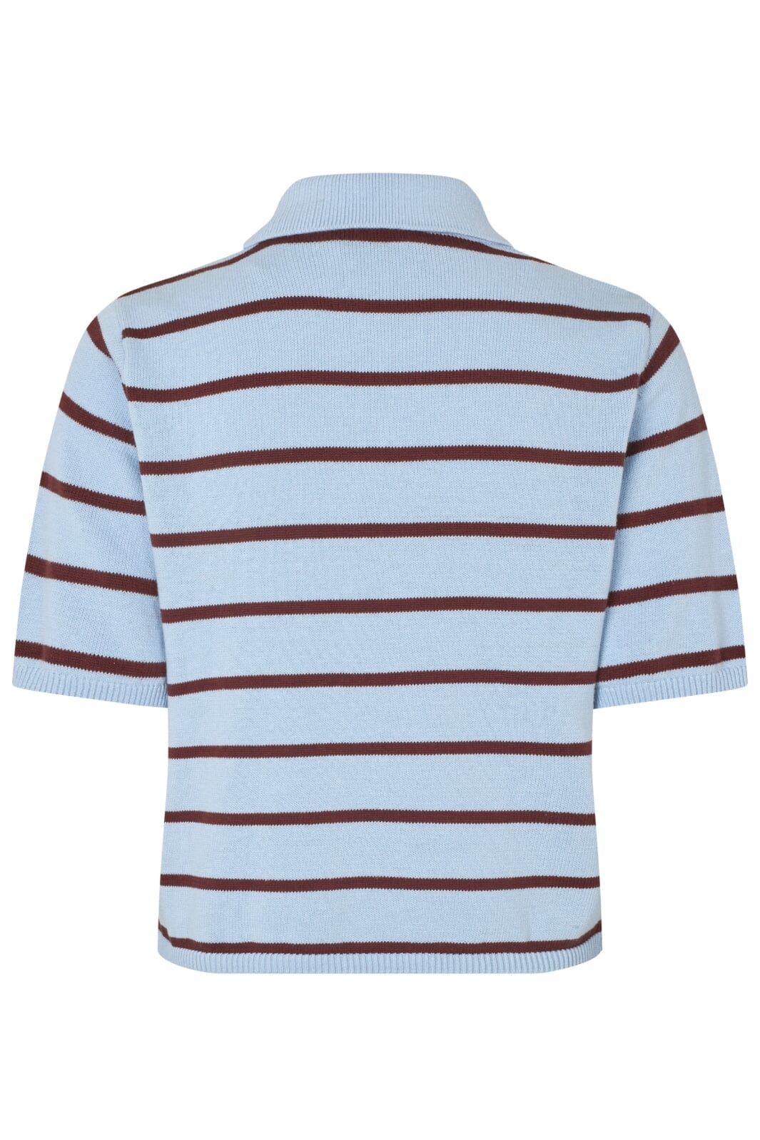 Modström - Malvamd Ss Stripe Polo 58746 - 11182 - Cashmere Blue Andorra Stripe