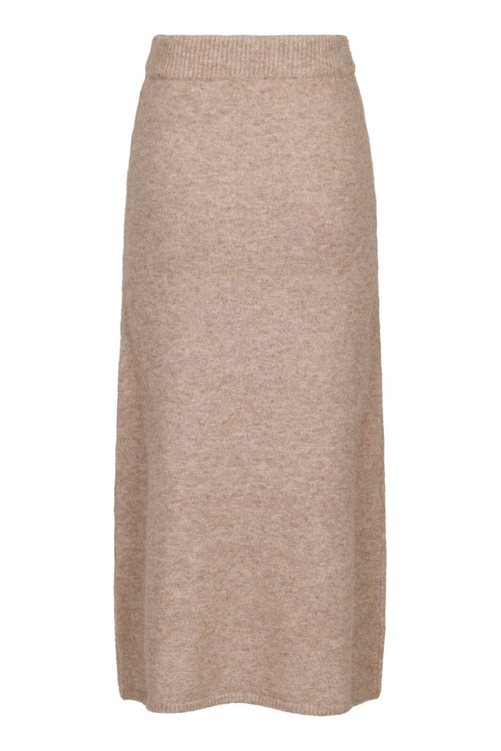 Forudbestilling - Neo Noir - Ashanti Knit Skirt - Sand Melange Nederdele 