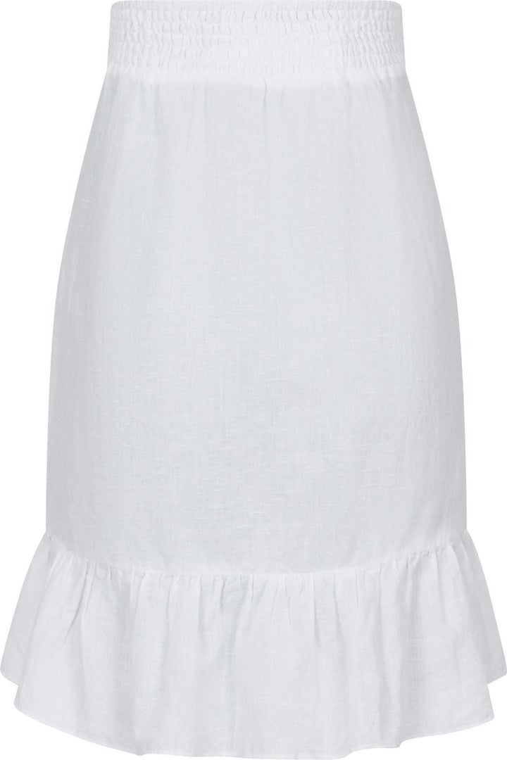 Neo Noir - Bekka Linen Skirt - White