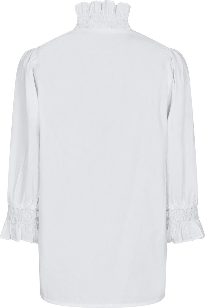 Neo Noir - Briony C Poplin Blouse - White