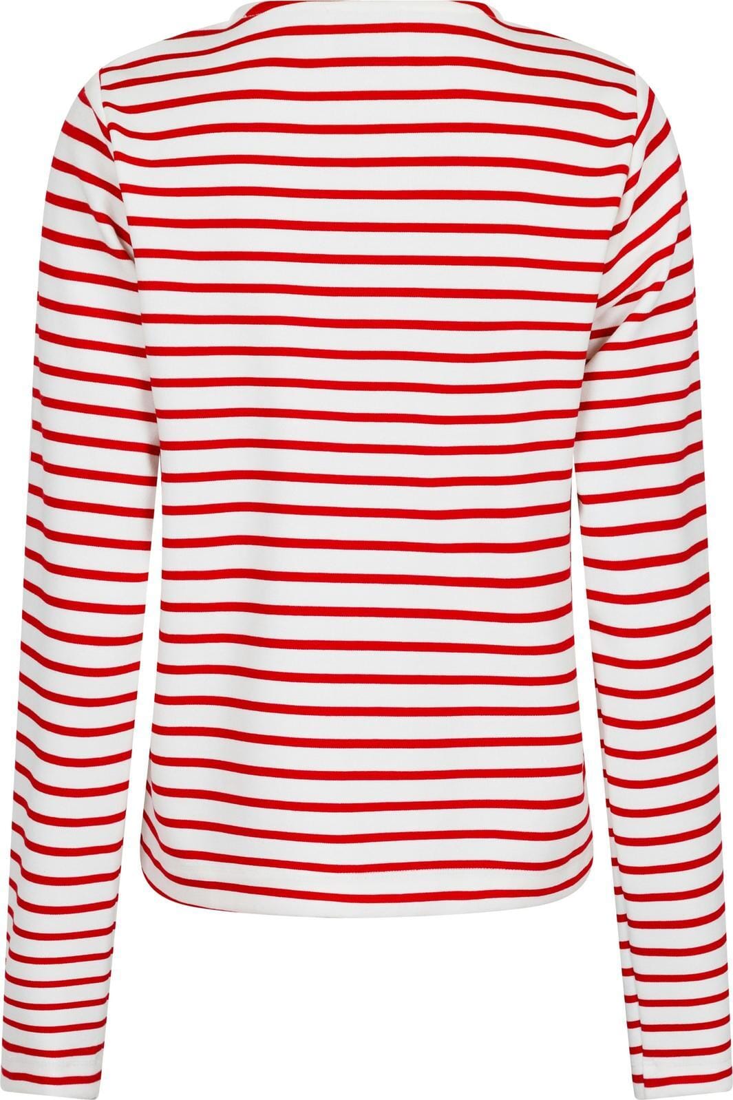 Neo Noir - Claudio Stripe Blouse - Red