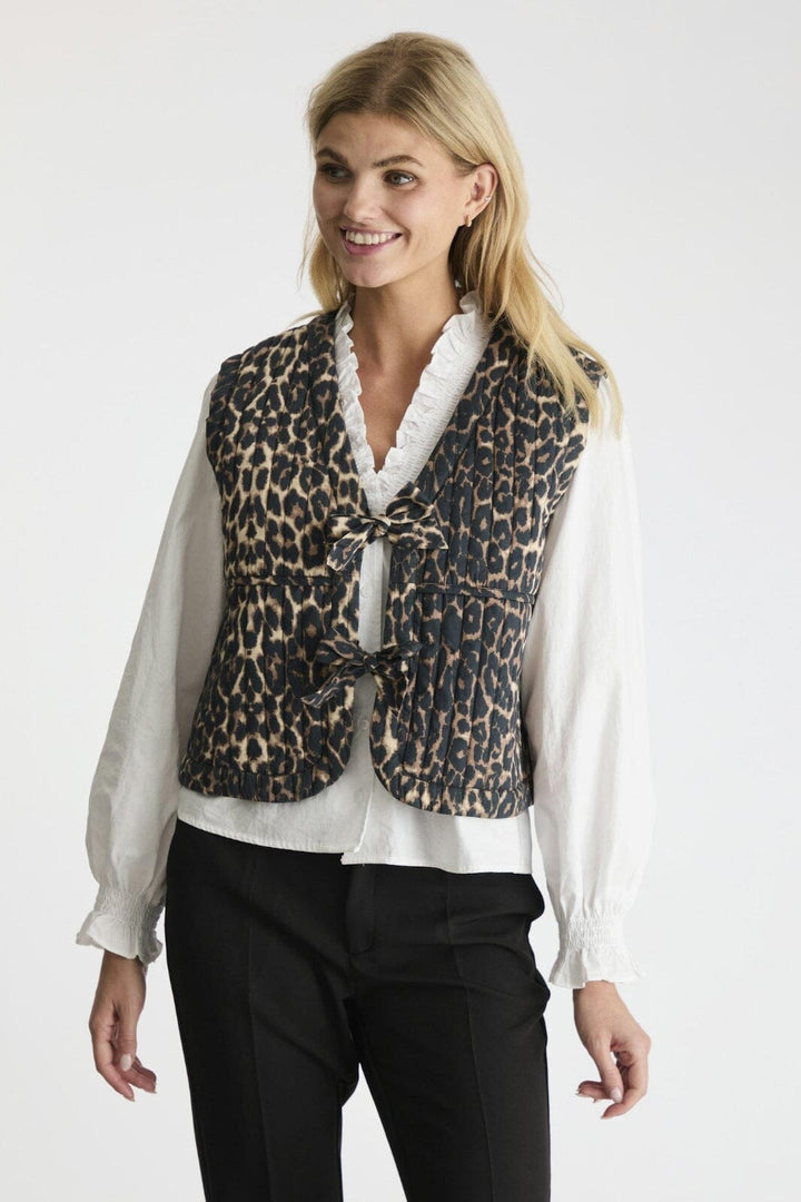 Forudbestilling - Neo Noir - Crissa Leo Vest - Leopard Veste 