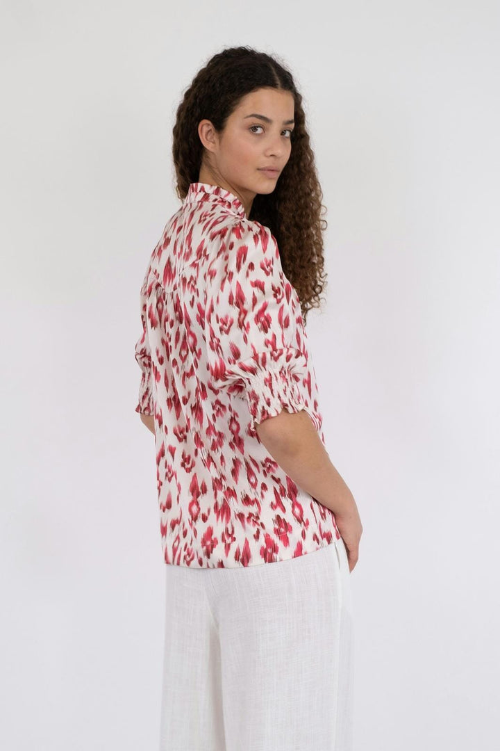 Neo Noir - Diana Vibrant Blouse - Pink