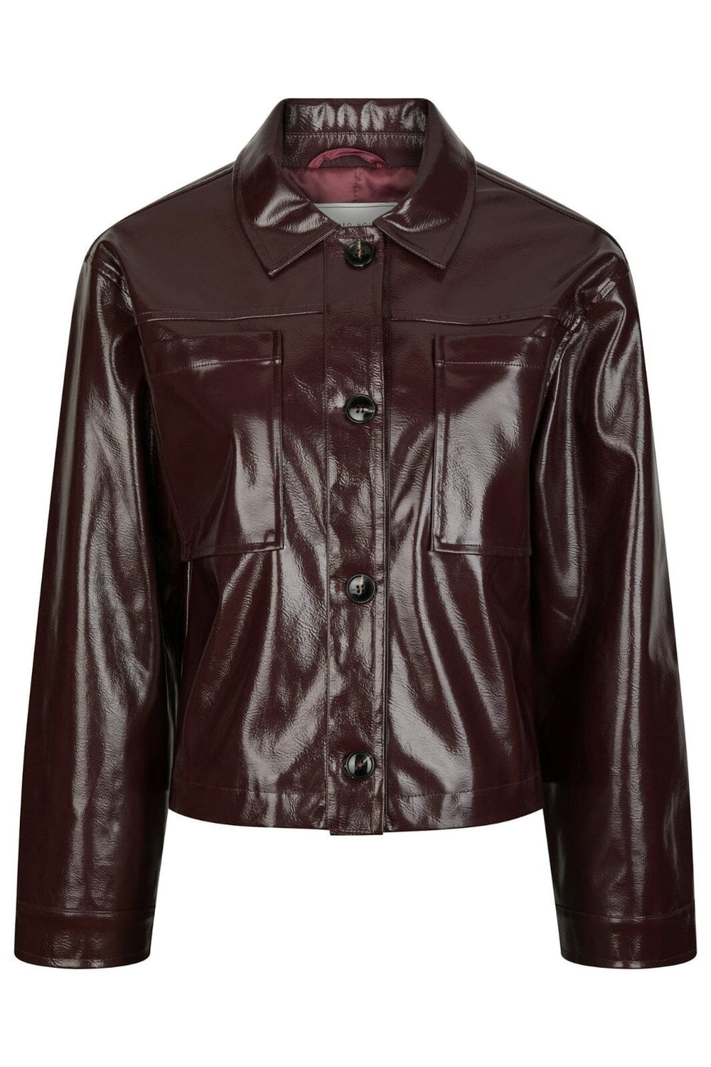 Neo Noir - Emilia Patent Jacket 164794 - 174 - Burgundy