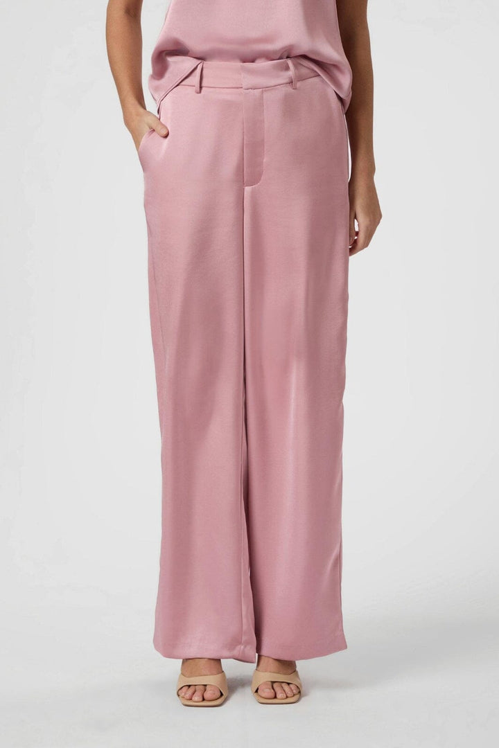 Neo Noir - Emmett Heavy Sateen Pants 164136 - 823 - Evening Rose