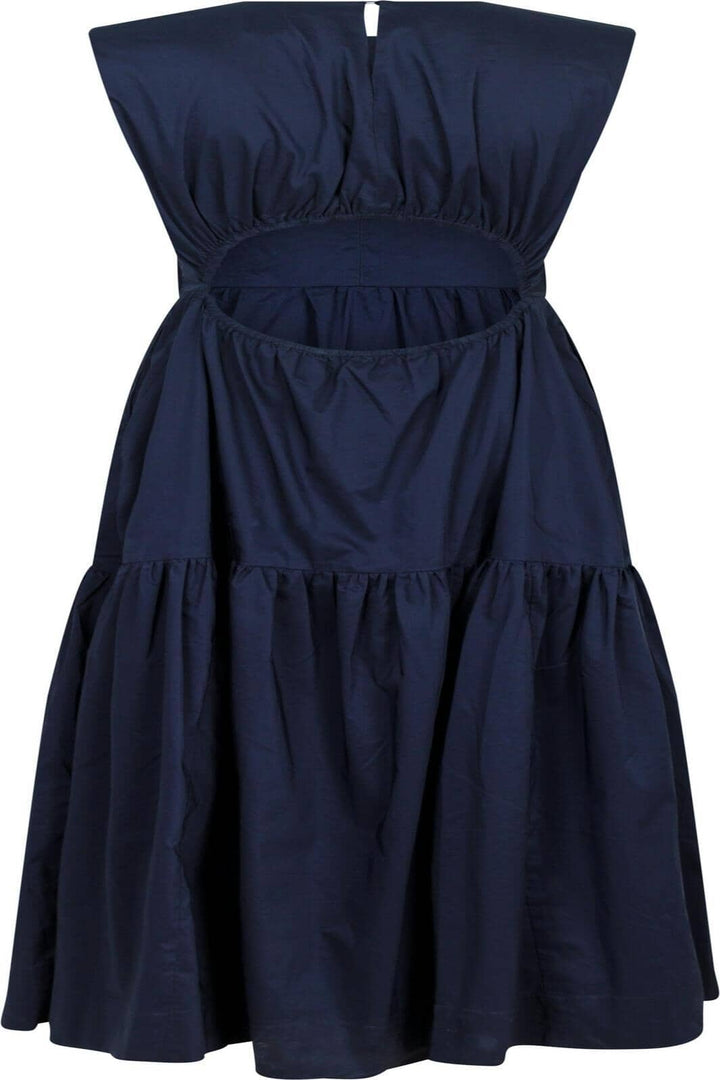 Neo Noir - Eysha Poplin Dress - Navy