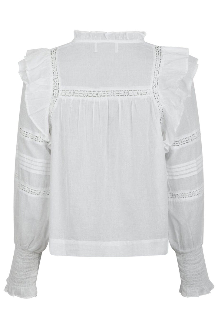 Neo Noir - Mauri S Voile Blouse 164698 - 120 - White