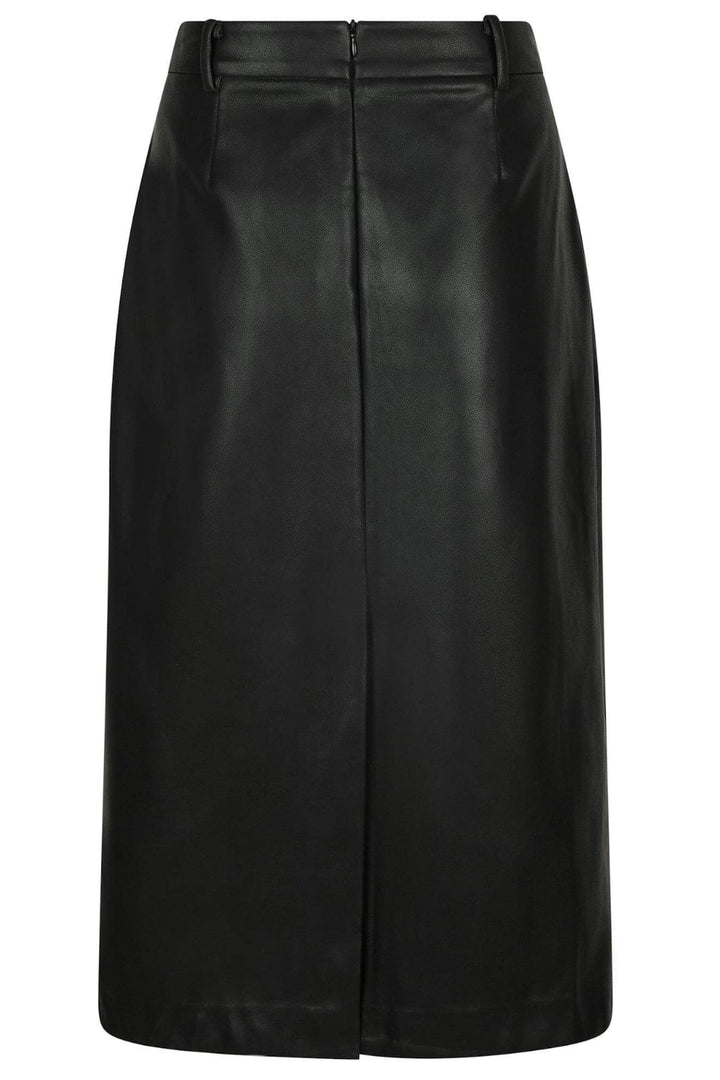 Neo Noir - Nettie Faux Leather Skirt 164502 - 100 - Black