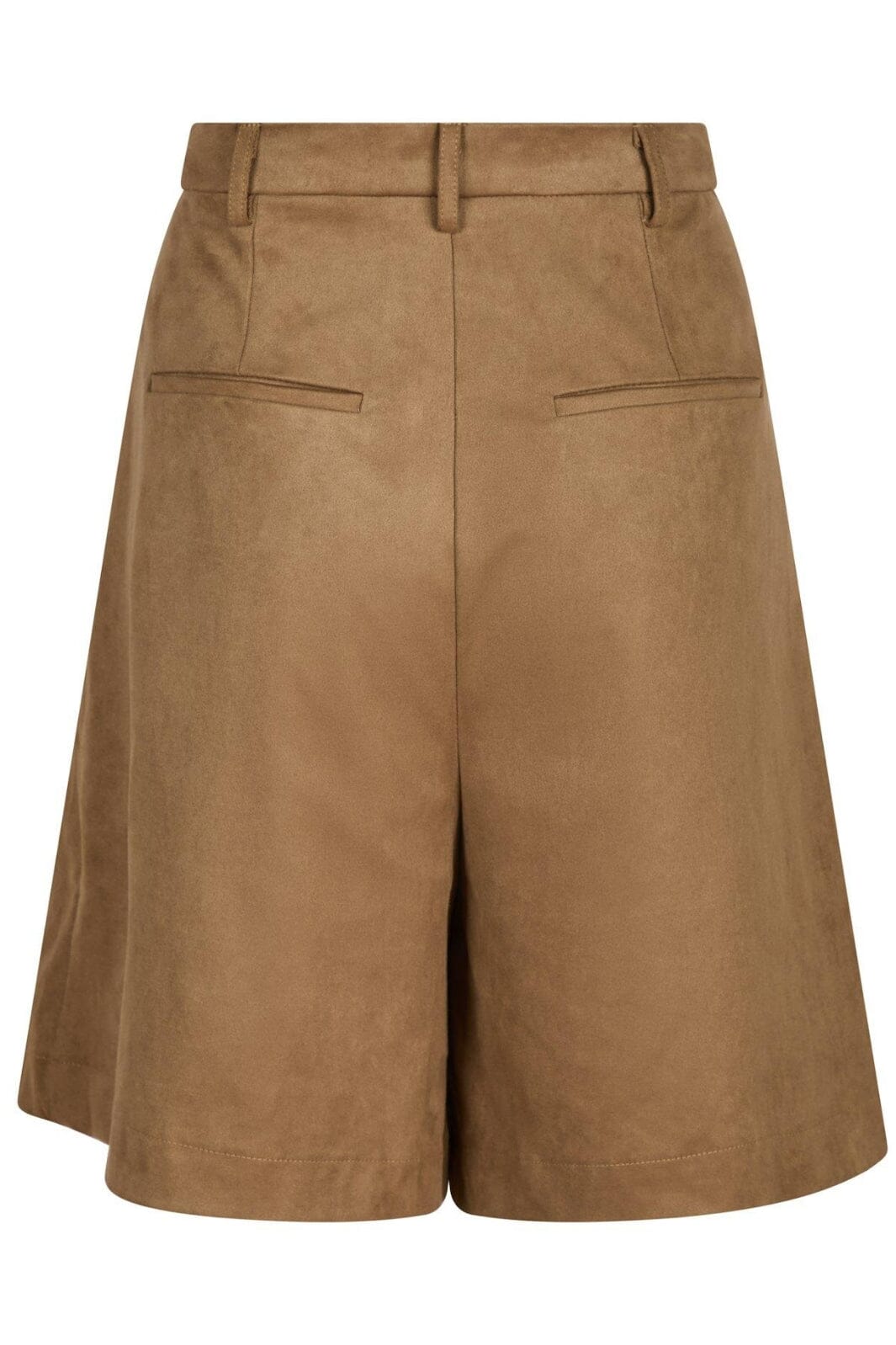 Neo Noir - Nika Faux Suede Bermuda Shorts 164474 - 604 - Cognac