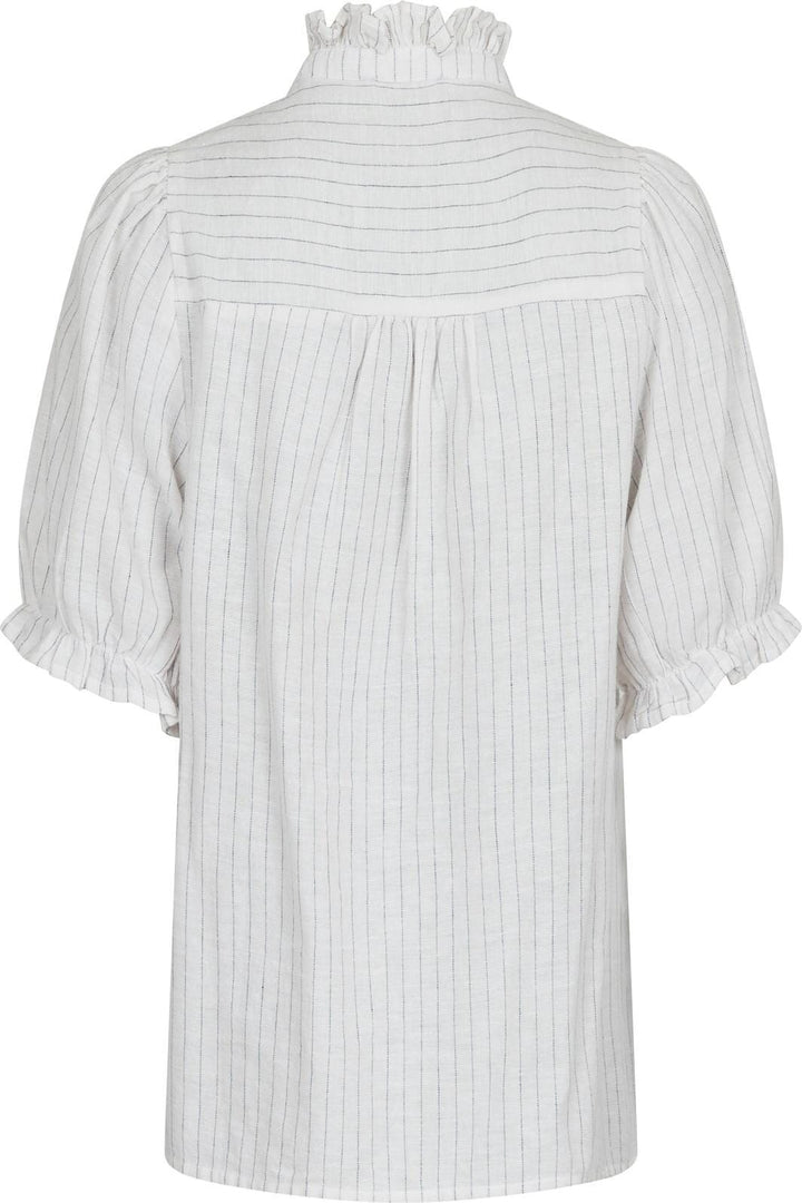 Neo Noir - Odesa Simple Stripe Blouse - Off White